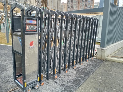 Installation of 5.5-meter telescopic doors in Chengdu Wuhou District
