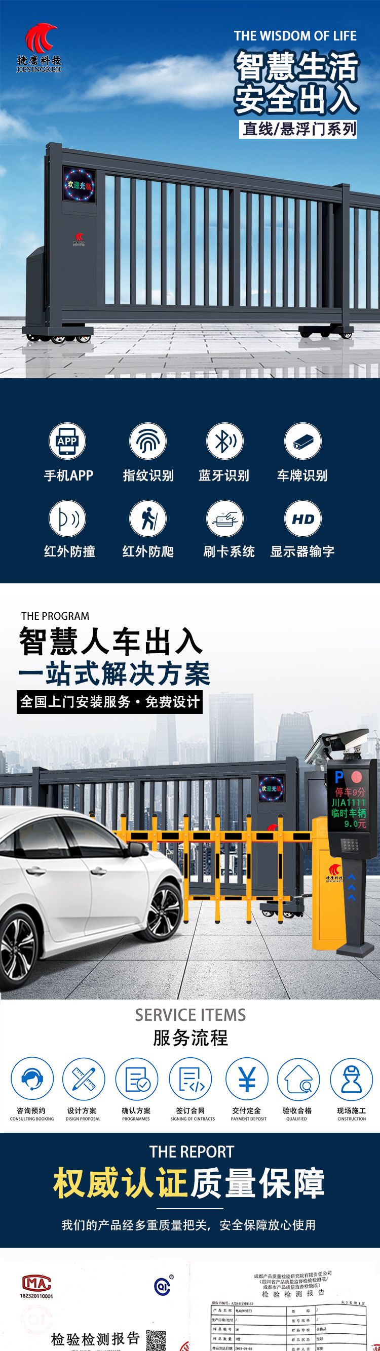 成都伸縮門